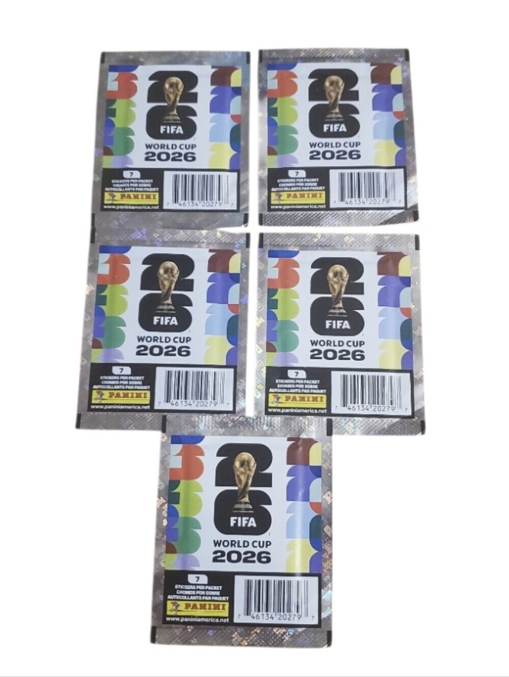 Panini World Cup 2026 Official Sticker 5 Packs 35 Stickers
